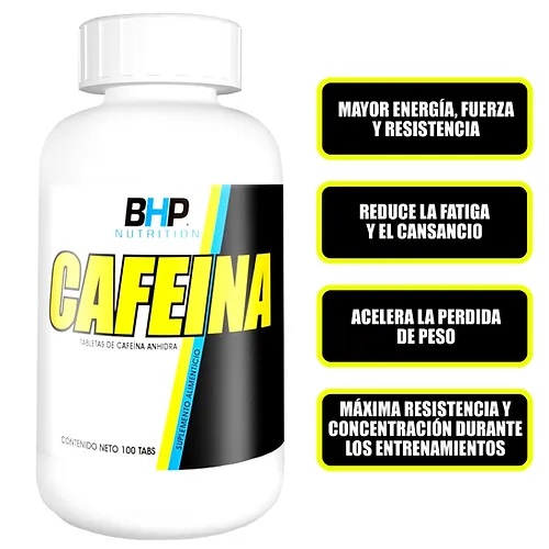 [MS-20079] BHP Nutrition - Cafeina Ultra 200 mg (100 Tabs)