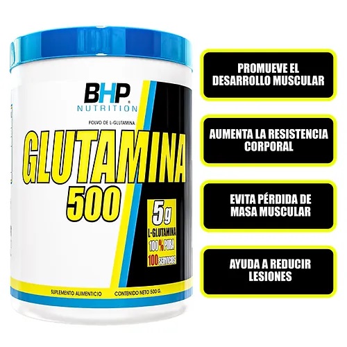 [MS-20078] BHP Nutrition - Glutamina Ultra - 500 Grs