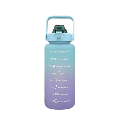 [MS-25187] Botella de agua degradado (Verde y Morada)