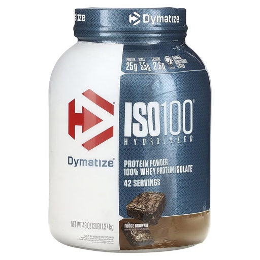 [MS-53231] Dymatize - ISO 100 - 3 Lbs (Chocolate Fudge Brownie)