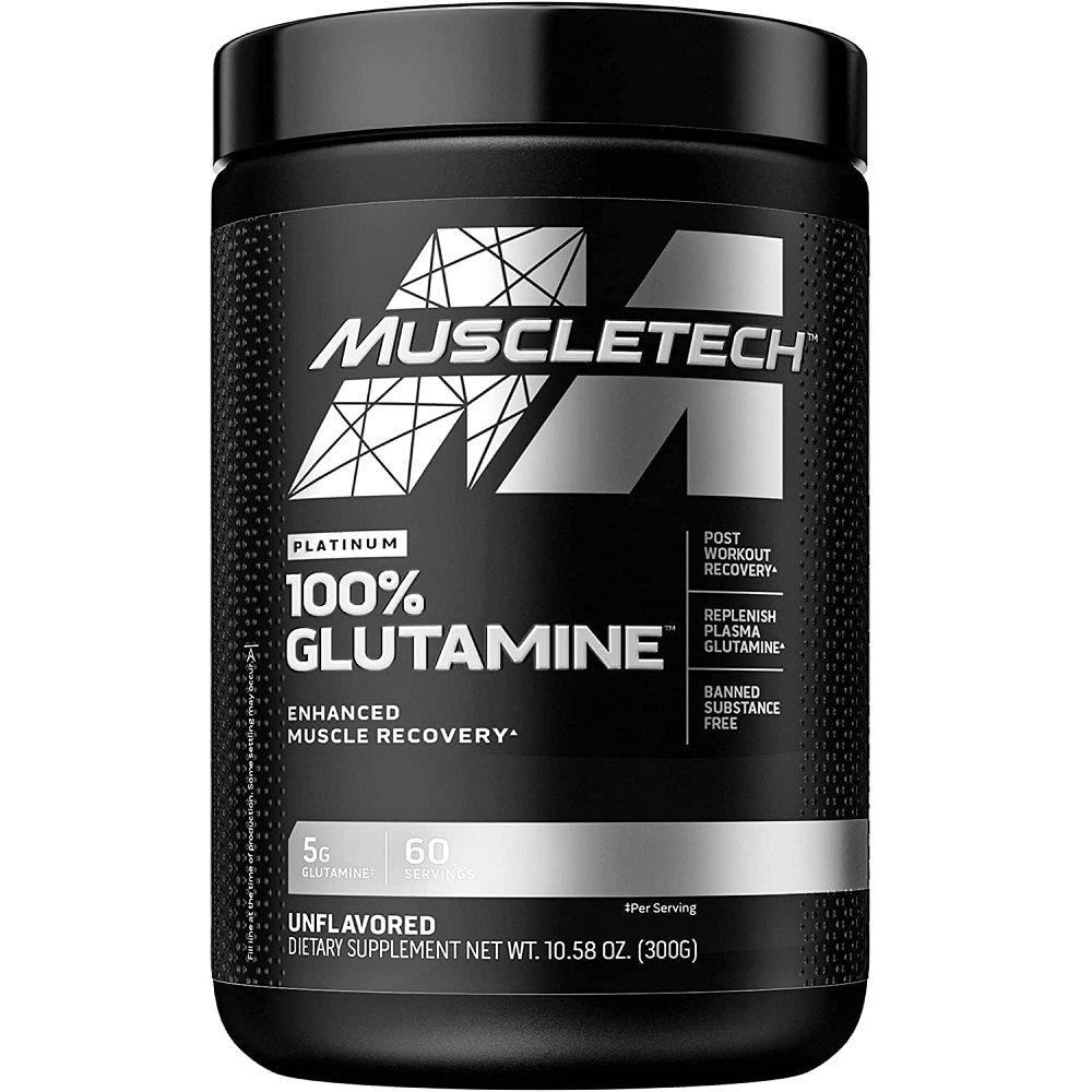 MuscleTech - Platinum 100% Glutamine - 300 Grs