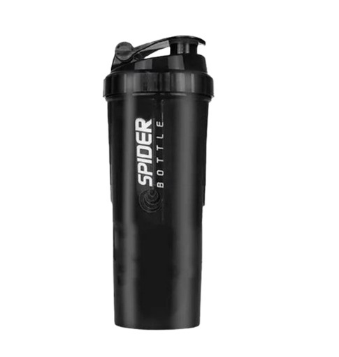 [MS-08020] Shaker con Compartimentos
 (Negro)
