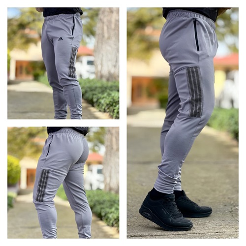 [MS-20117] Pants Deportivo Caballero "Adidas" - Gris (S)
