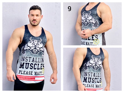 [MS-20125] Playera Olimpica Sublimado "Installing Muscles" (S)