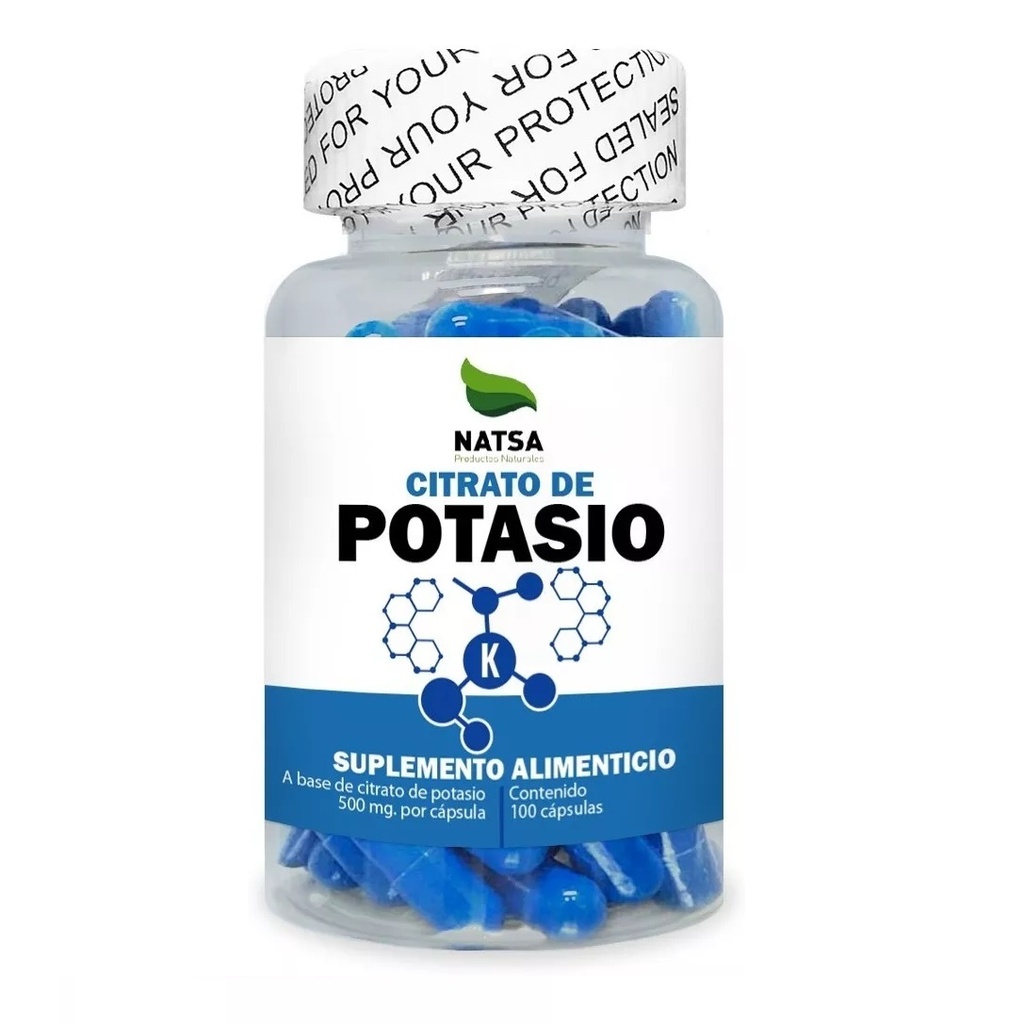 NATSA - Citrato de Potasio - 100 Caps