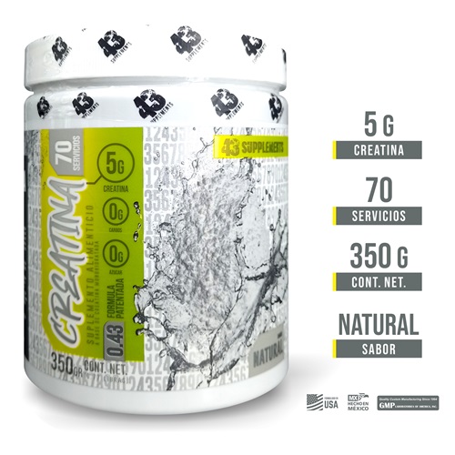 [MS-02789] 43 Supplements - Creatina Monohidratada - 350 Grs
