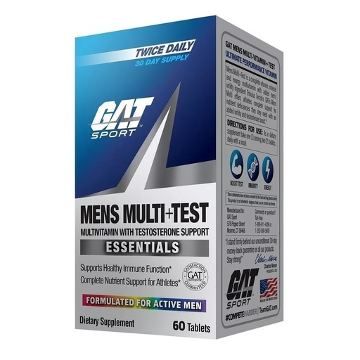[MS-20179] Gat Sport - Mens Multivitamin + Test - 60 Tabs